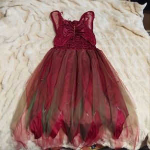 Custom Handmade Fairy dress with wings from Etsy NWT
